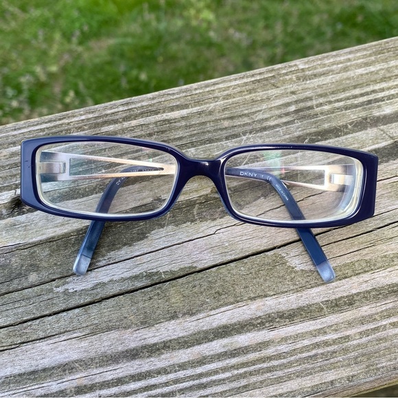 DKNY blue glasses frames rectangular 52[]15 135 DY4607 - Picture 2 of 9